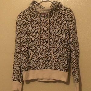 Leopard print hoodie